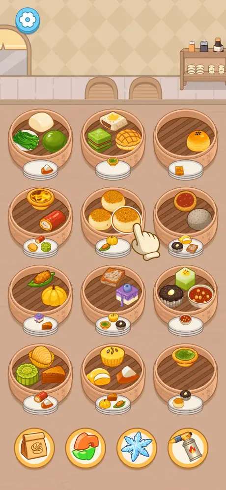 Dim Sum Shop main screen
